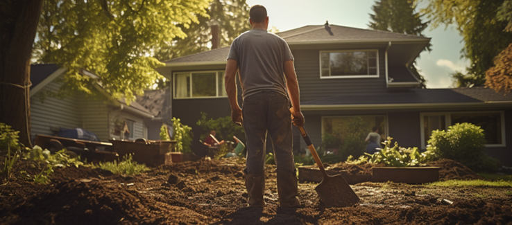 landscape restoration after root removal